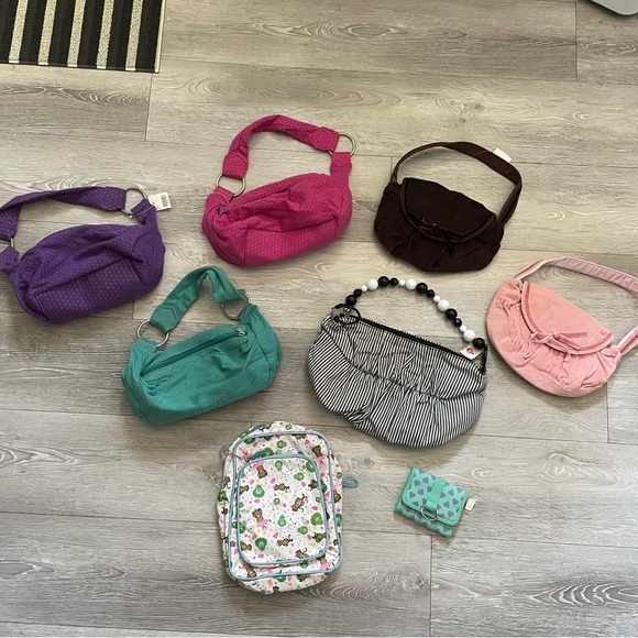 Y2K Vintage Claire’s Kids Girls Purses Hand Shoulder Bags Wallet Mini Backpack - Picture 1 of 10